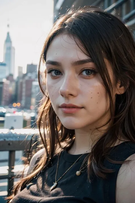 beautiful young woman, close up Photo in New York