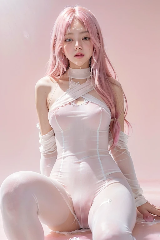 (8K, top quality, masterpiece:1.2), (realistic, Photorealistic:1.37), super detail, one girl, (very detailed), (beautiful and delicate eyes), (top quality의), (very detailed), (masterpiece), (detailed face), 20 years old, 1 girl, (pink hair, long hair), med...