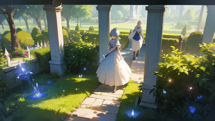 Celestia led Clara through different areas of the garden, each representing a phase of her life.