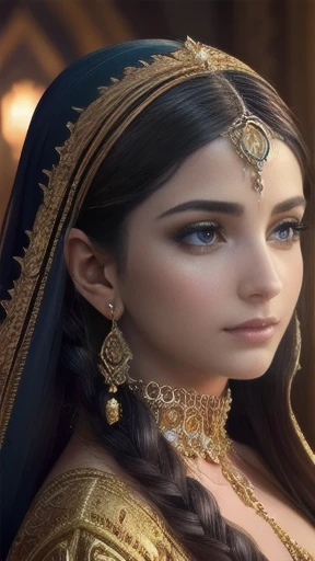 a group of jewish people, beautiful detailed eyes, beautiful detailed lips, extremely detailed eyes and face, long eyelashes, intricate jewelry, ornate clothing, warm lighting, rich colors, elegant poses, serene expressions, atmospheric setting, cinematic ...