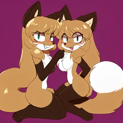 uploaded the e621, beautiful and detailed, woman (((female))) ((anthro)) Fox, (Averi, Fox girl), cinematic lighting, Fox, (anthro, fluffy fur), 1girl, anthro fox girl, body fur, curvy, sexy, nice, cute, hot, comfortable anime-style cartoon-style, digital d...