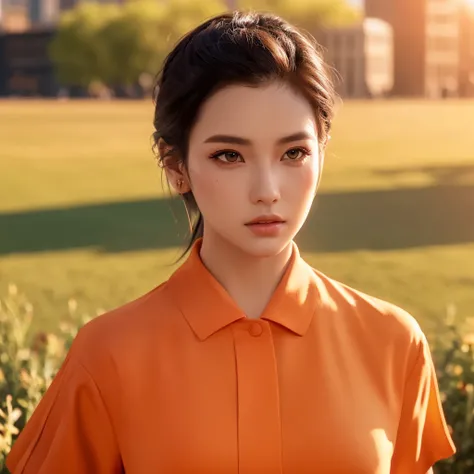 (วอลล์เปเปอร์ CG unity 8k ที่very detailed),(Masterpiece), (best quality), (very detailed), (best illustrations),(best shadow), cowboy shoot, (sharp eyeliner, eyelid, Detailed eyes:1.1), (city background:1.2), ,Take a break , Version 3 (Girls&#39; frontlin...