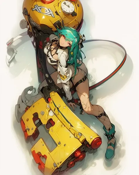 Criar personagem A.B.A. inspirado no jogo NEXUS:guilty gear strive, sorriso mad, artgerm, ouka_niji 5, 16:9