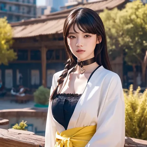 (วอลล์เปเปอร์ CG unity 8k ที่very detailed),(Masterpiece), (best quality), (very detailed), (best illustrations),(best shadow), cowboy shoot, (sharp eyeliner, eyelid, Detailed eyes:1.1), (city background:1.2), ,Take a break , Version 3 (Girls&#39; frontlin...