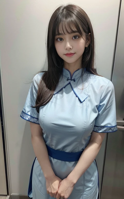 Blue Cheongsam