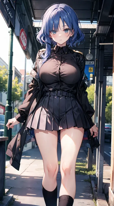 uniform,tits,Thighs,skirt,I can see your pants