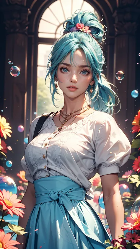 (masterpiece), (highest quality), (Super detailed),(Disheveled Hair),(figure), (One girl), (Fashionable clothes), Are standing, Fashion Model, View Viewer, (interview), (Simple Background),Beautiful fine details, Delicate and beautiful face, floating,(High...