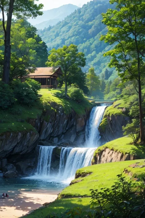 highest quality、landscape、Lush forest、Beautiful views