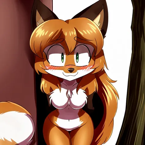 uploaded the e621, beautiful and detailed, woman (((female))) ((anthro)) Fox, (Averi, Fox girl), cinematic lighting, Fox, (anthro, fluffy fur), 1girl, anthro fox girl, body fur, curvy, sexy, nice, cute, hot, comfortable anime-style cartoon-style, digital d...