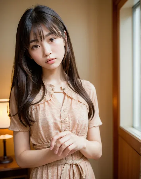 highest quality, Face Focus, Soft Light, Ultra-high resolution, (Realistic:1.4), RAW Photos,
1 Japanese girl, alone, cute, (pupil, Light in your eyes),  Beautiful face in every detail, (Small box),(High resolution detail of human skin texture),
(Long Hair)...