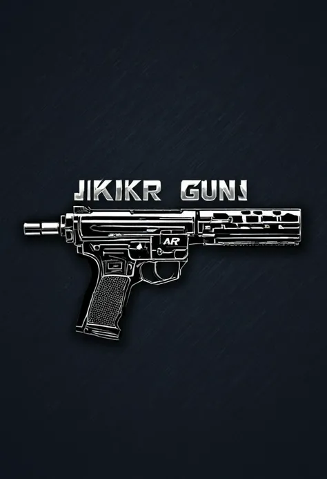 make gun logo With Ar Kr Name