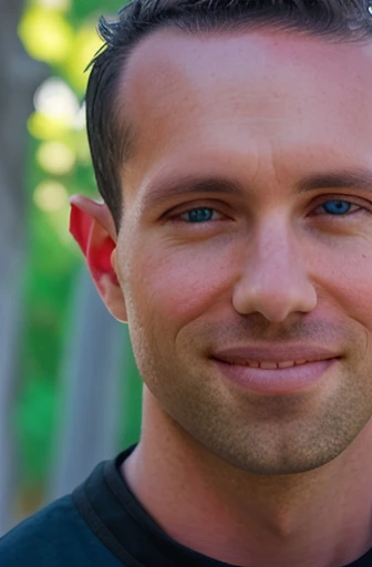 dark theme, ultra resolution, hyper realistic, hdr, absyrdres, cinematic shot, vignette, centered, short DOF, a closeup portrait of a man, Todder5 looking at camera, blue old eyes, short hair, camera focus on eyes, high focal length, dslr, 200mm lens, phot...