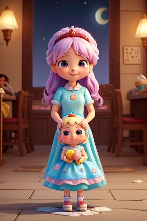 
Ice cream love in a distant ice cream kingdom，There is a sweet ice cream girl，Named Ace。 There is a chocolate ice cream on her head，The eyes are two blueberries，Smile like strawberry jam。

 Ace loves her ice cream head，But she also longs for a little ice ...