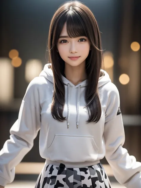 (8k, RAW Photos, highest quality, Tabletop:1.2), (Realistic, Photorealistic:1.4), (Highly detailed 8k wallpaper), Sharp focus, Depth of written boundary, Blur the background, Bokeh, Cinema Lighting, Soft Light, (whole body), 1 girl,18 years old famous Japa...