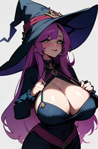 Big tits, witch, titjob