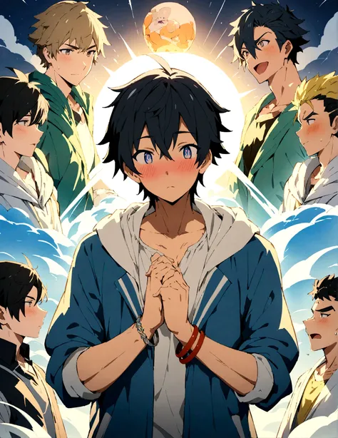 boys,,,,,,boys,,,,,,male protagonist,Bright Eyes,blush,,A refreshing and bright personality,,Mens Focus,Male Focus,A rich expression,Intentionally created happiness,,bracelet,When I first moved into the dorm I was pure and innocent.,,,hoodie,,,犯され中のmale pr...