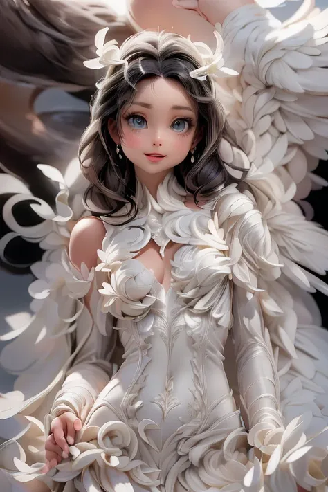 // Pose
Close_up,
// Style
medium breasts, ancient greek dress, angel wings, beautiful detailed skin, (cute:1.2), (sylver hair), (depth of field),soft light, Lens Glow,
// Features
smiling, floating hair,
// Character
movie scene, cinematic, full colors, 4...