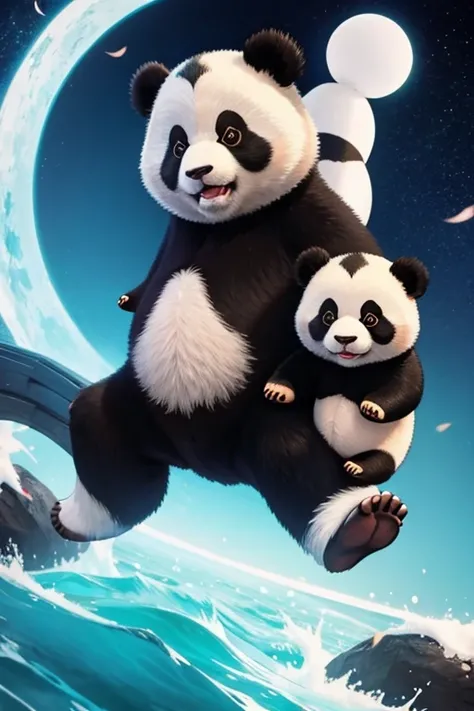 Gigantic anime baby panda 