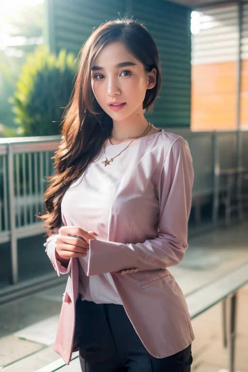 8k, masterpiece, original photo, best quality, Reality, Extremely detailed CG Unity 8K wallpaper, Depth of Field, Movie Lighting, lens flare, Ray Tracing, (Extremely beautiful face, Beautiful lips, beautiful eyes), Intricately detailed face, ((Ultra-delica...