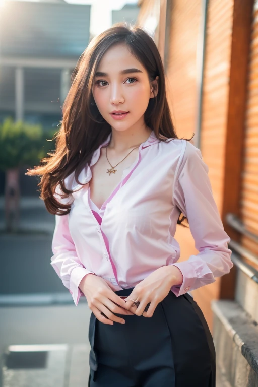 8k, masterpiece, original photo, best quality, Reality, Extremely detailed CG Unity 8K wallpaper, Depth of Field, Movie Lighting, lens flare, Ray Tracing, (Extremely beautiful face, Beautiful lips, beautiful eyes), Intricately detailed face, ((Ultra-delica...