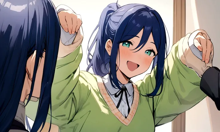 Kanan Matsuura, masterpiece, highest quality, Happy appearance