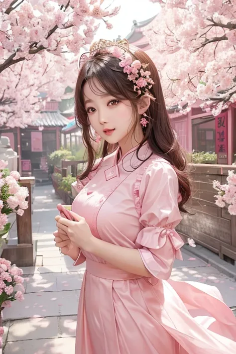 1 Arafad image of a group of Asian women posing for a photo，（pink color），cgstation trends，pink color皮膚，cgstation trends，pink color幫派肖像，January），ulzzang，（pink color），maid outfit, Trending on bbwchan, yanjun Chengt, Girls Generation, 淡pink color膚色 2 一群亞洲女性擺姿...