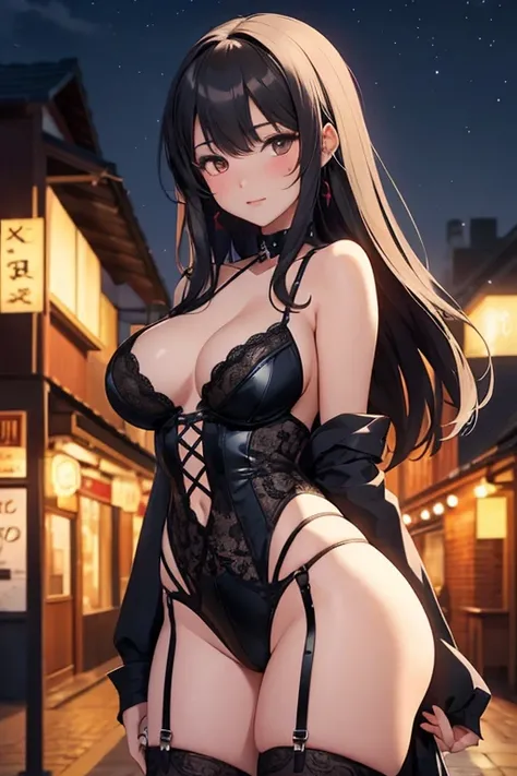 In the Stillness of the Night, a Solo Young Girl Permutes in an Adult Anime Style

A teenage sister, alone and clad in alluring lingerie, adorned with stockings that cling to her every curve, strides through the quiet night within an adult anime sell. The ...