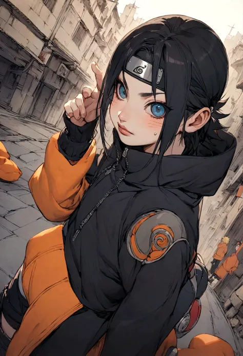 Naruto Uzumaki, Naruto, Black Hair