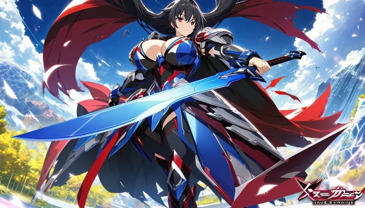 ((anime infinite stratos art, masterpiece, 4k, extreme quality)). 
the theme is Disneys Snow White. 
the setting is a magical forest, very detailed, full of different animals, its afternoon. 
Snow White wearing a IS armor(amazing short-ranged IS blue and r...