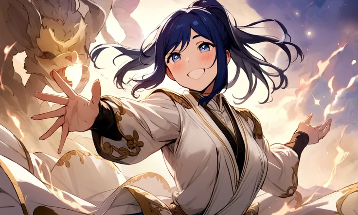 Kanan Matsuura, masterpiece, highest quality, Happy appearance, A lovely smile, gloss, Gloss