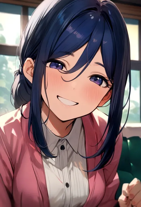 Kanan Matsuura, masterpiece, highest quality, Happy appearance, A lovely smile, gloss, Gloss