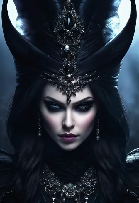 A mean girl, beautiful face, evil expression, piercing eyes, long eyelashes, detailed facial features, pale skin, dark makeup, dark outfit, cold demeanor, imposing presence, dramatic lighting, moody atmosphere, cinematic, dark fantasy, digital art
