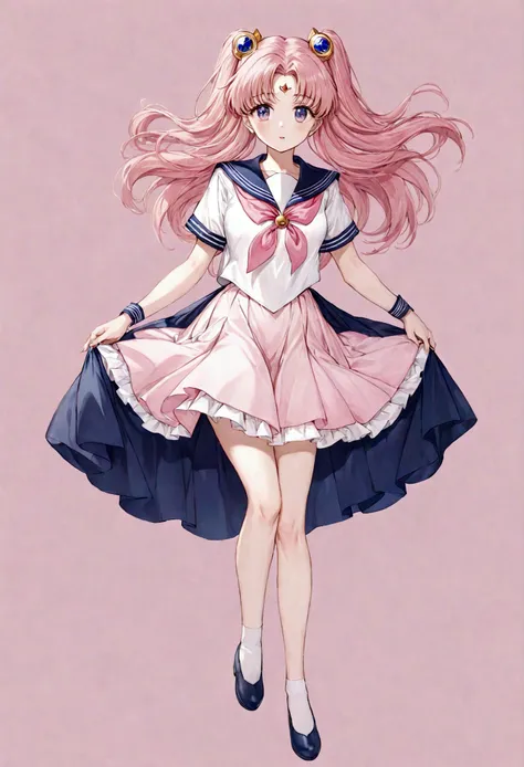 Sailor Moon Sailor Moon，whole body，Simplicity，Pink Hair