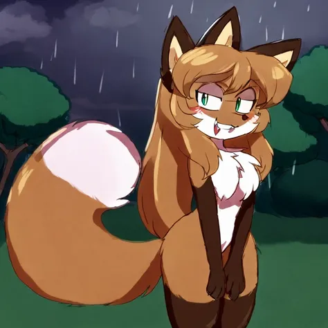 uploaded the e621, beautiful and detailed, woman (((female))) ((anthro)) Fox, (Averi, Fox girl), cinematic lighting, Fox, (anthro, fluffy fur), anthro fox girl, body fur, curvy, sexy, nice, cute, hot, comfortable anime-style cartoon-style, digital drawing,...