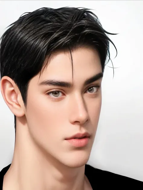 masterpiece, 1boy, young, handsome, black hair, undercut hair, perfect face, detailed eyes and face,black eyes, clean shaved, muscular, capturing a rural atmosphere, dynamic lighting, unreal engine 5