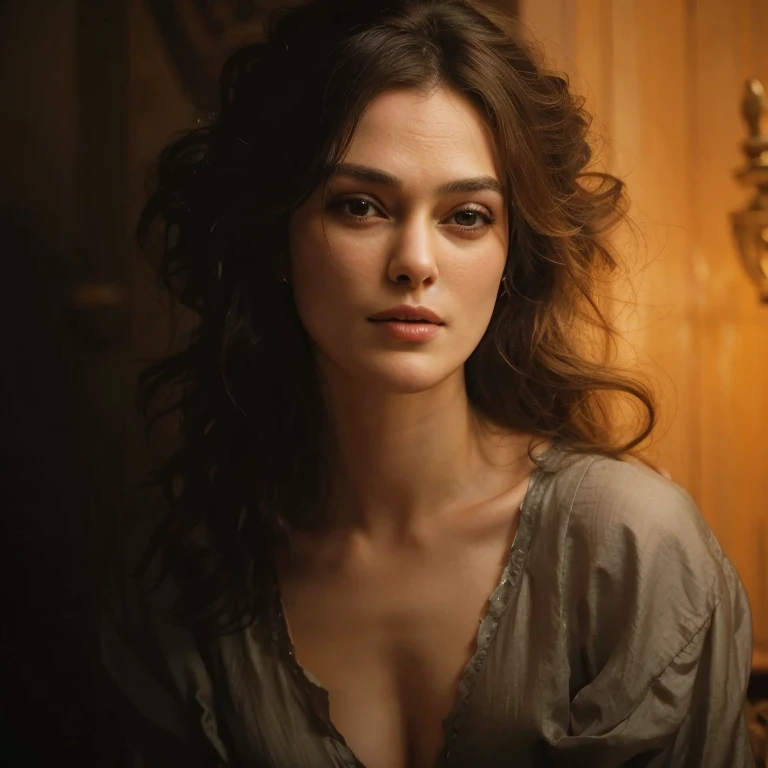 mulher madura, Keira Knightley, seios gigantescos, cabelo castanho claro, lips, trono