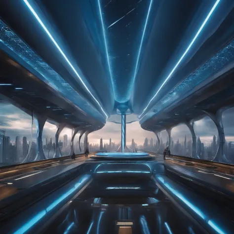 Future City（Detailed feel）Warp Station　Each route　blue sky