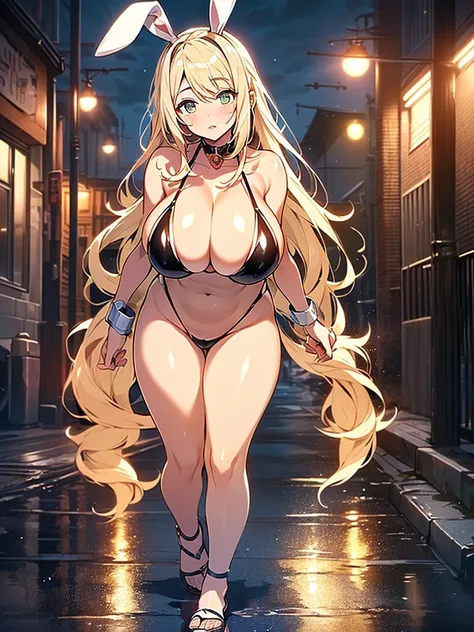 cute bunny girl,(((1girl))),((anime bunny girl with extremely cute and beautiful blonde hair walking seductively down the street)),(((bunny girl,anthro furry cute,bunny-girl))),(((bunny ears,bunny ears on head,big bunny ears))),


(large breasts:1.4),saggy...