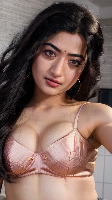  Rashmika mandanna, ((free shaggy hair)),(selfie style), ((tall body)),(( looking at viewer)),((big cheeks)),30 year old woman,1woman,solo,breasts,(fleshy face),long hair,cleavage,black hair,navel,midriff,nico robin, bedroom ,
best quality,masterpiece,illu...