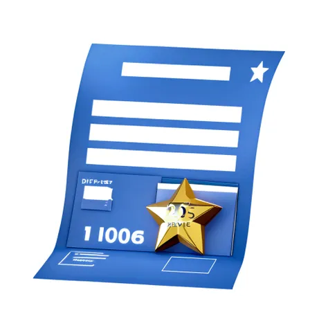 Blue certificate with a star and a ribbon, winning prize image, prize, Modular Project, honored, confidential documents, 3d icons for mobile games, prizes, Patent Registry, Content by Dan, Random Content, editorial prizeed, 1 0 0 0, Excellent, prizeed, No ...