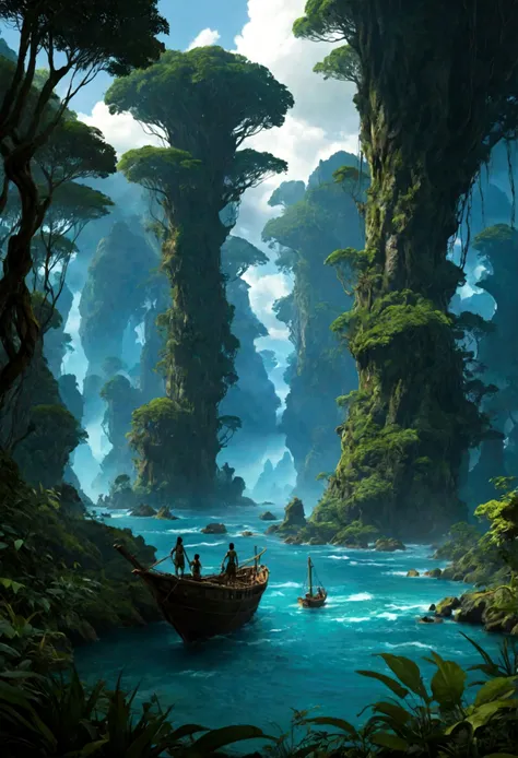 make the forest and sea like from the movie Avatar