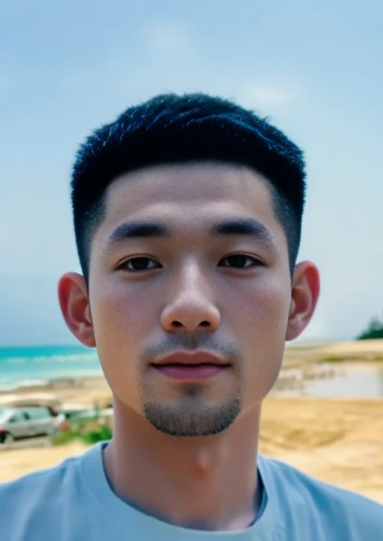 Japon hommes en chemises blanches debout devant la mer、30 years old - pale face boy、Hsin-tung-chen、photo de profil、Asiatique du Sud-Est au visage rond、Jin Yiwei、Wen Junlin、qichaowang、Yanjuncheng、cai xukun、Zeng Fantzh、zmonzheng、Ryan Jia