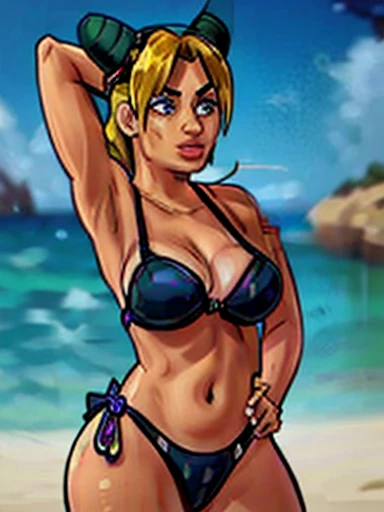 ((Extreme micro bikini)), Jolyne, seios grandes
