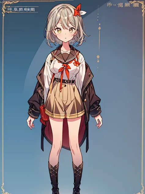 (((1girl)))、starの妖精、vtuber-halfbody、(((highest quality、Masterpiece、The best composition、Golden Ratio、Official Art、Super detailed、Super detailedな目)))、ultra detailed, from front, headshot、 blue and white hair color、Short bangs above eyebrows、Short Hair、Stand...