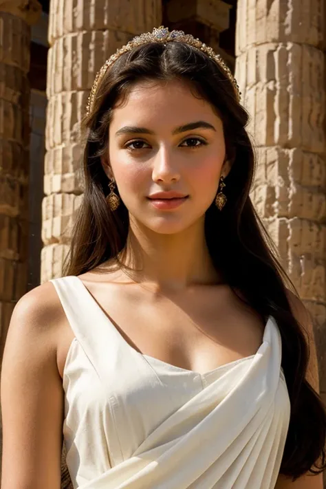 ((best quality)), ((masterpiece)), (detailed), beautiful young woman of Ancient Greece