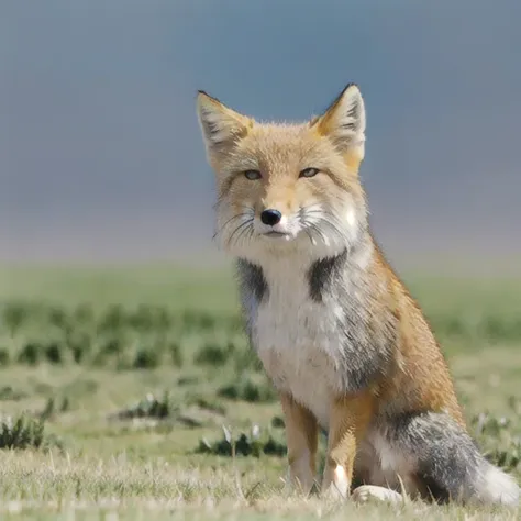 fox,fox_fertilized,
upper body,
grassland,sky,