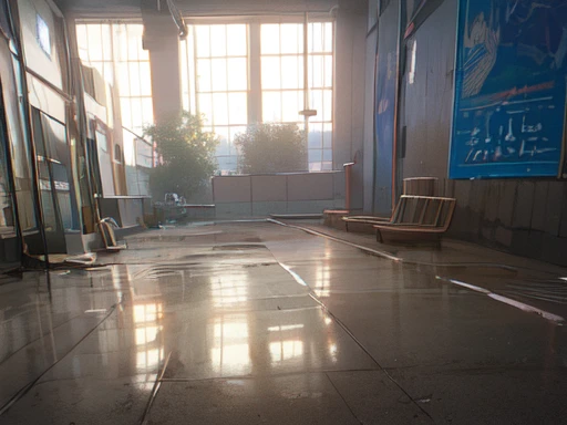 Lesson rooms, dance practice, modern architecture, blue sky, early summer air, low angle composition, aesthetic, emotional, 8k artistic photography, perfect composition, trending pixiv fanbox, style of makoto shinkai and studio ghibli, ultra hd, realistic ...