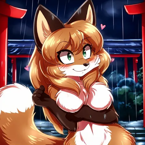 uploaded the e621, beautiful and detailed, woman (((female))) ((anthro)) Fox, (Averi, Fox girl), cinematic lighting, Fox, (anthro, fluffy fur), anthro fox girl, body fur, curvy, sexy, nice, cute, hot, comfortable anime-style cartoon-style, digital drawing,...