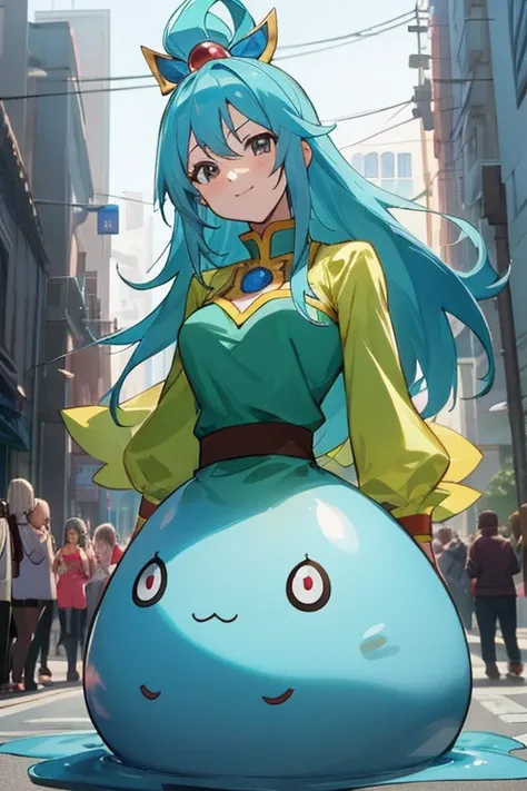 Many dancers，Custom woman，Surrounded by a man anime characters pose for a photo in front of a building，seven deadly sins anime，konosuba，konosuba anime style，Popular isekai anime，Reincarnation Shitara Slime Dattaken，Today’s featured anime stills，cartoon&quo...