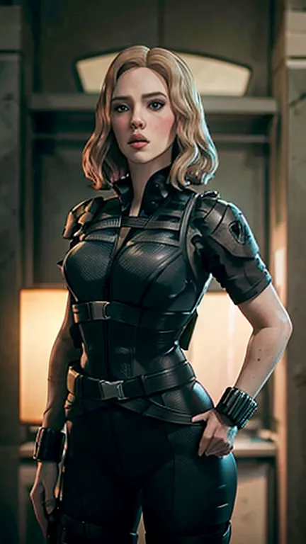 (masterpiece, top quality, best quality, official art, beautiful and aesthetic:1.2),(scarlett johansson),(platinum blonde hair),...